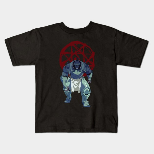 Full Metal - Alphonse Elric Kids T-Shirt by kayylpso